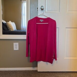 JM Collection Pink Sweater with Details